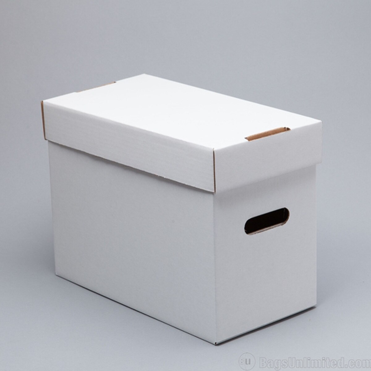 White Corrugated Compact Comic Stor
